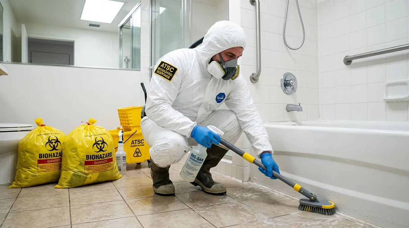 Decontamination equipment deployed for Blood Cleanup in Cross Country